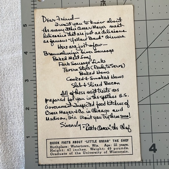 Vintage Oscar Mayer & Co ad featuring the actor Meinhardt Raabe of Wizard of Oz - Picture 4 of 4